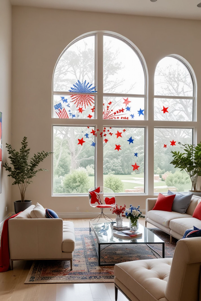 Window To Freedom: 62 Patriotic Displays To Light Up Your 4th Of July