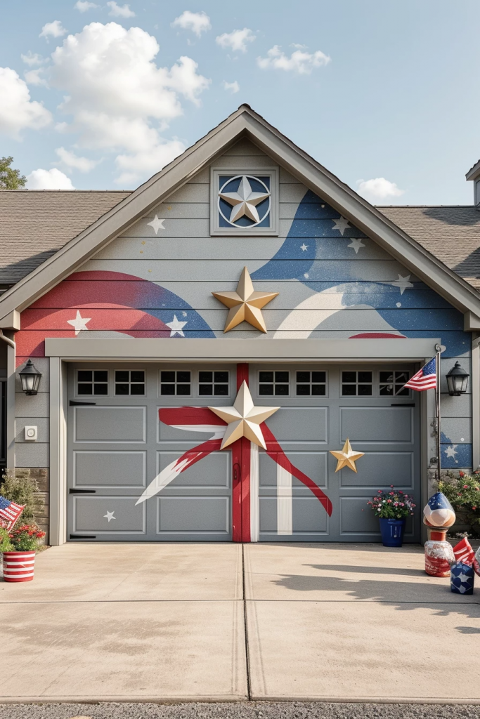 Patriotism With a Twist: 65 Unexpectedly Elegant 4th of July Farmhouse Exterior Inspirations