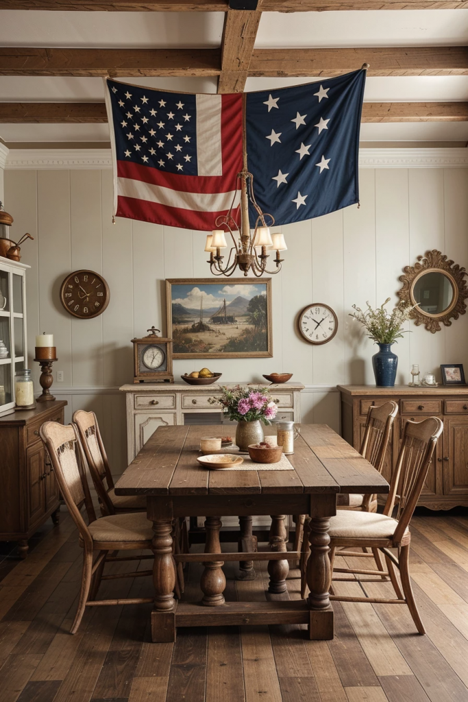 Stars, Stripes, And Stunning Spaces: 61 Bold American Flag Home Decor Ideas For The 4th Of July