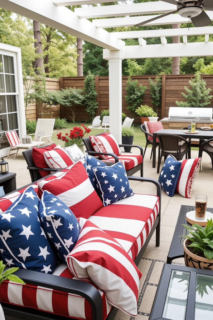 Fireworks For The Front Yard: 60 Jaw-Dropping 4th Of July Home Exterior Ideas