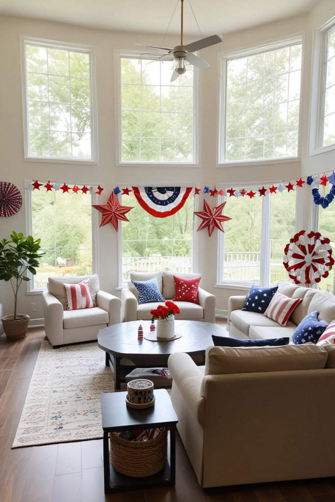 Window To Freedom: 62 Patriotic Displays To Light Up Your 4th Of July