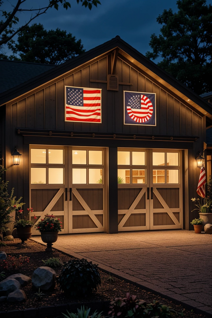 Patriotism With a Twist: 65 Unexpectedly Elegant 4th of July Farmhouse Exterior Inspirations