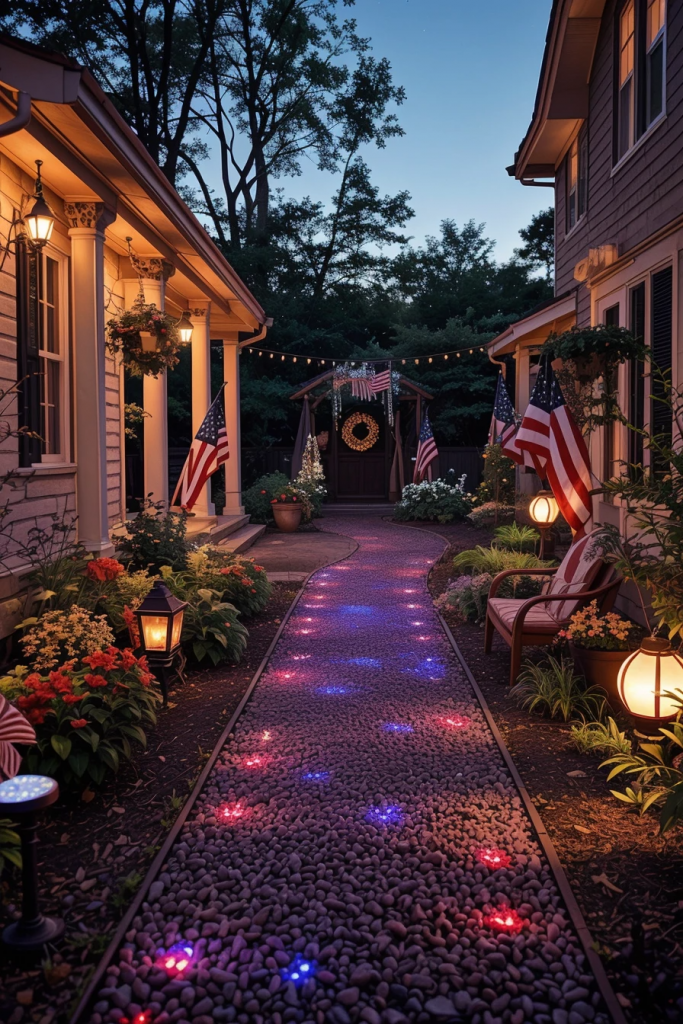 Patriotism With a Twist: 65 Unexpectedly Elegant 4th of July Farmhouse Exterior Inspirations
