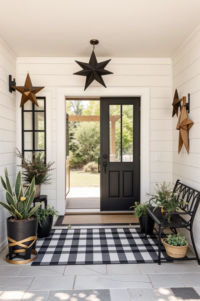 Patriotism With a Twist: 65 Unexpectedly Elegant 4th of July Farmhouse Exterior Inspirations