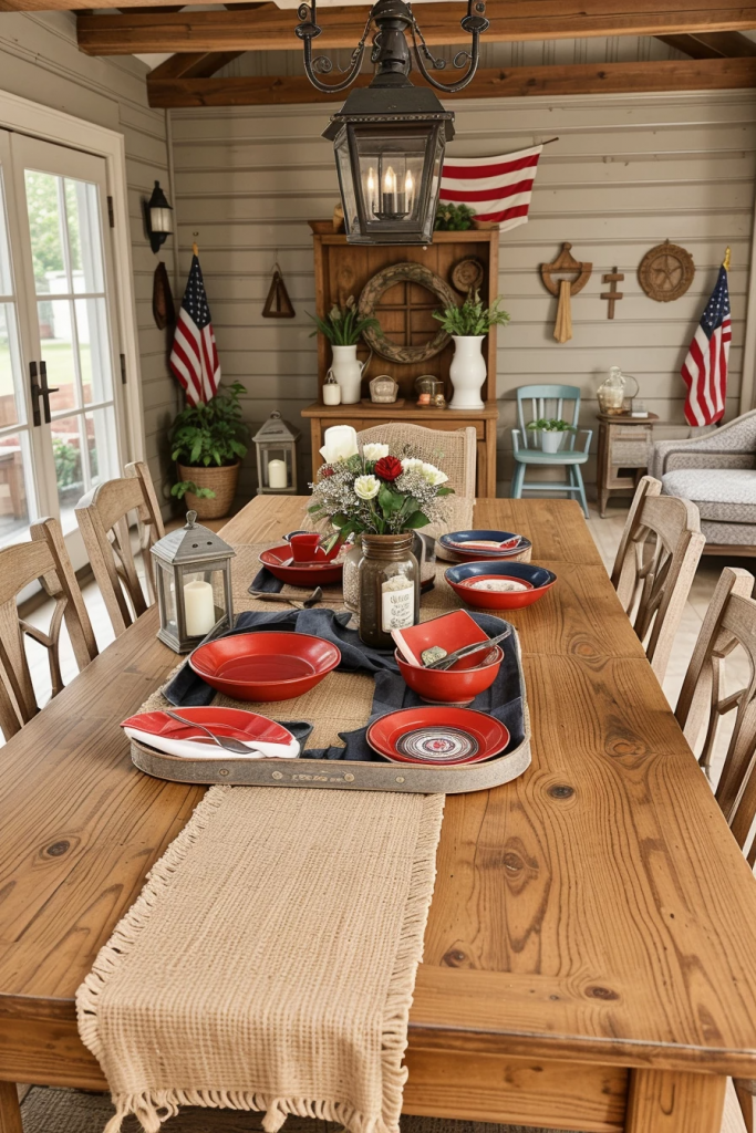 Deck the Table in Patriotic Flair: 60 Dazzling July Fourth Decor Concepts