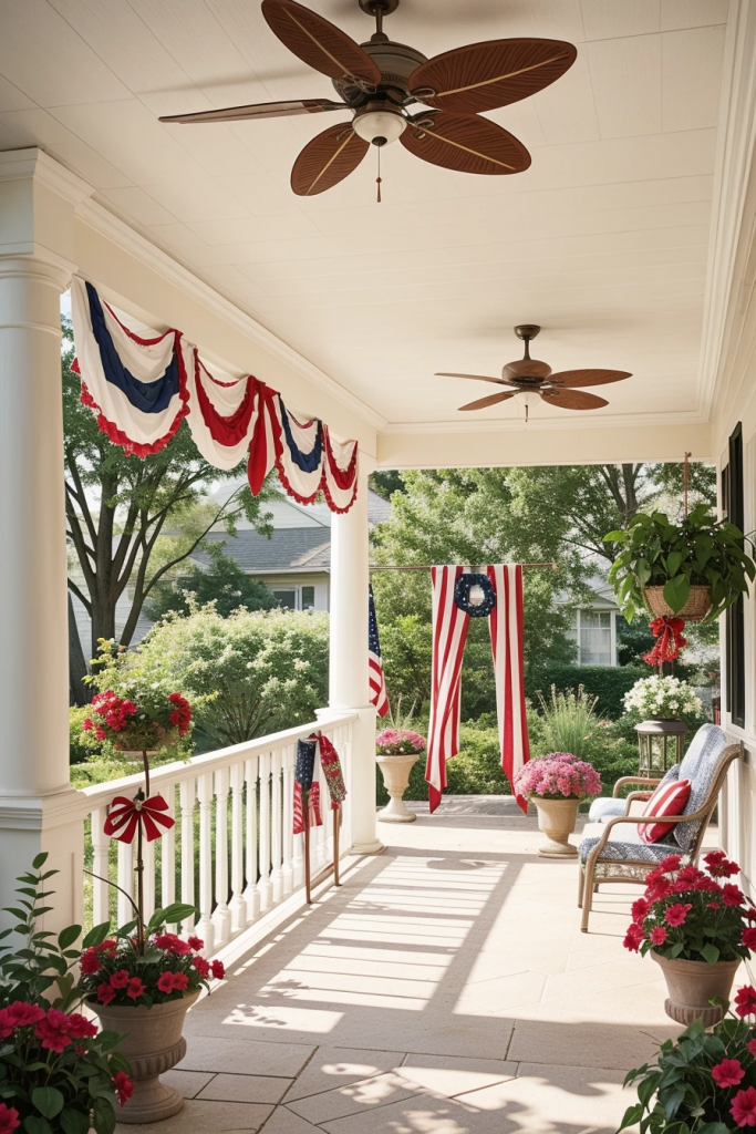 Fireworks For The Front Yard: 60 Jaw-Dropping 4th Of July Home Exterior Ideas