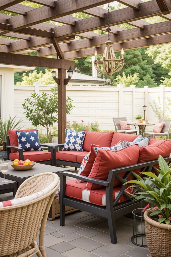 Fireworks For The Front Yard: 60 Jaw-Dropping 4th Of July Home Exterior Ideas