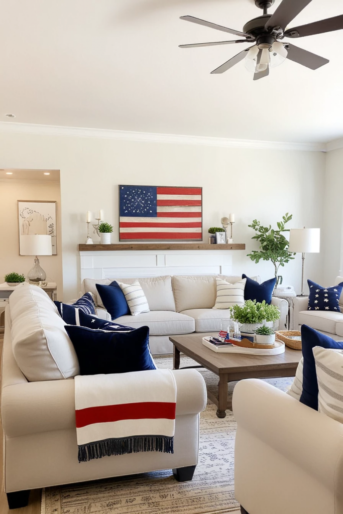 The Art Of Farmhouse Patriotism: 65 Bold And Beautiful July 4th Decorations