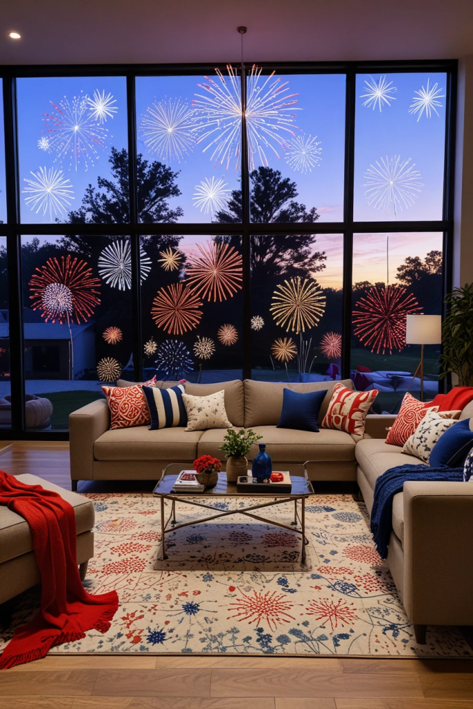 Window To Freedom: 62 Patriotic Displays To Light Up Your 4th Of July