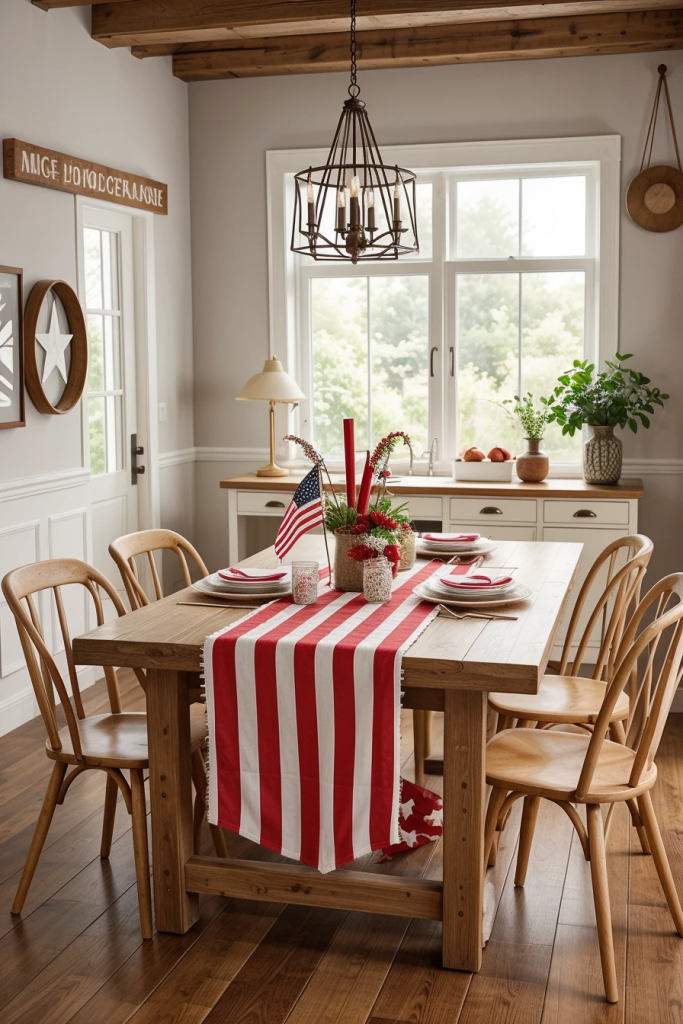 Deck the Table in Patriotic Flair: 60 Dazzling July Fourth Decor Concepts