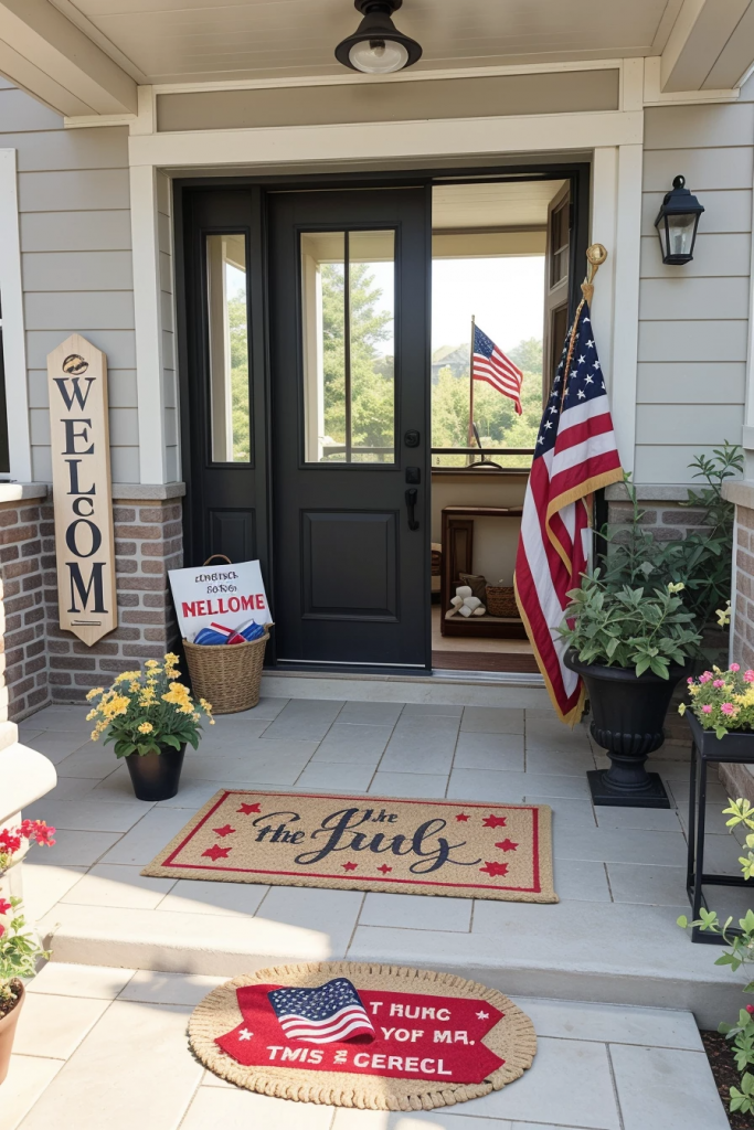 Fireworks For The Front Yard: 60 Jaw-Dropping 4th Of July Home Exterior Ideas