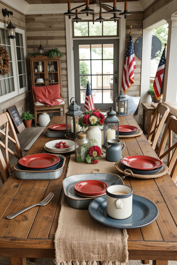 Deck the Table in Patriotic Flair: 60 Dazzling July Fourth Decor Concepts