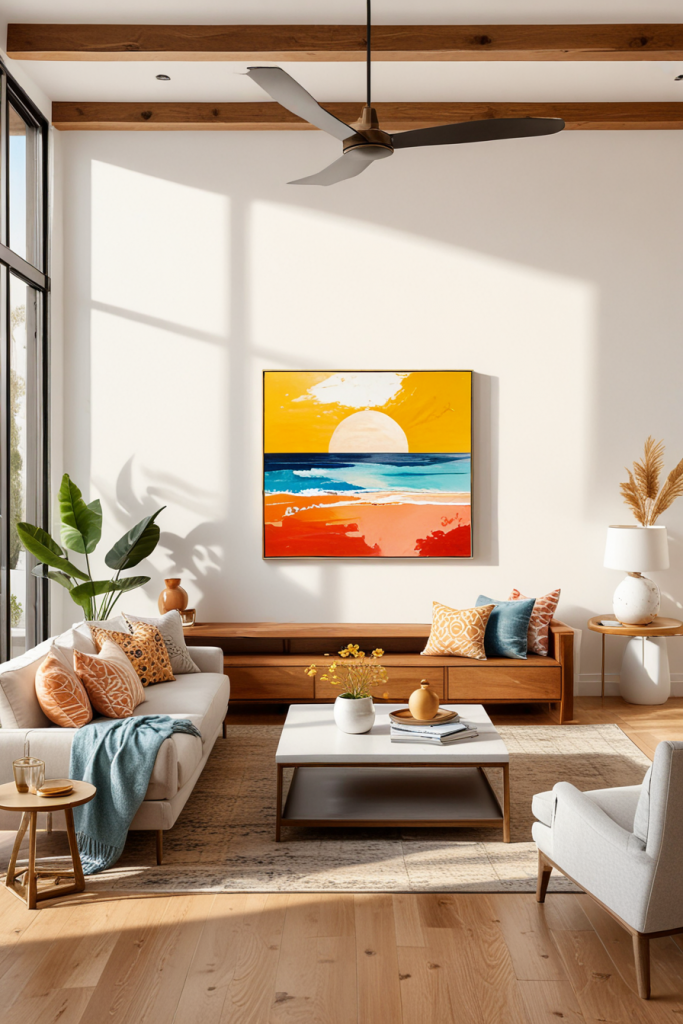 Exquisite Ways To Elevate Your Summer Living Room Through 60 Chic Decor Moves