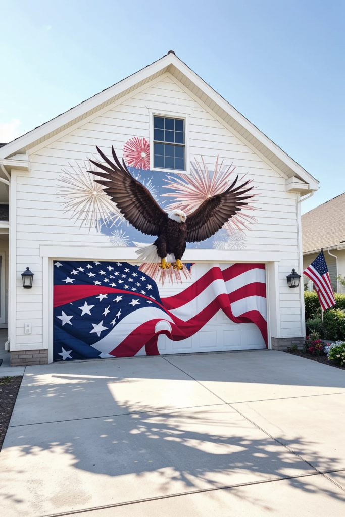 Fireworks For The Front Yard: 60 Jaw-Dropping 4th Of July Home Exterior Ideas