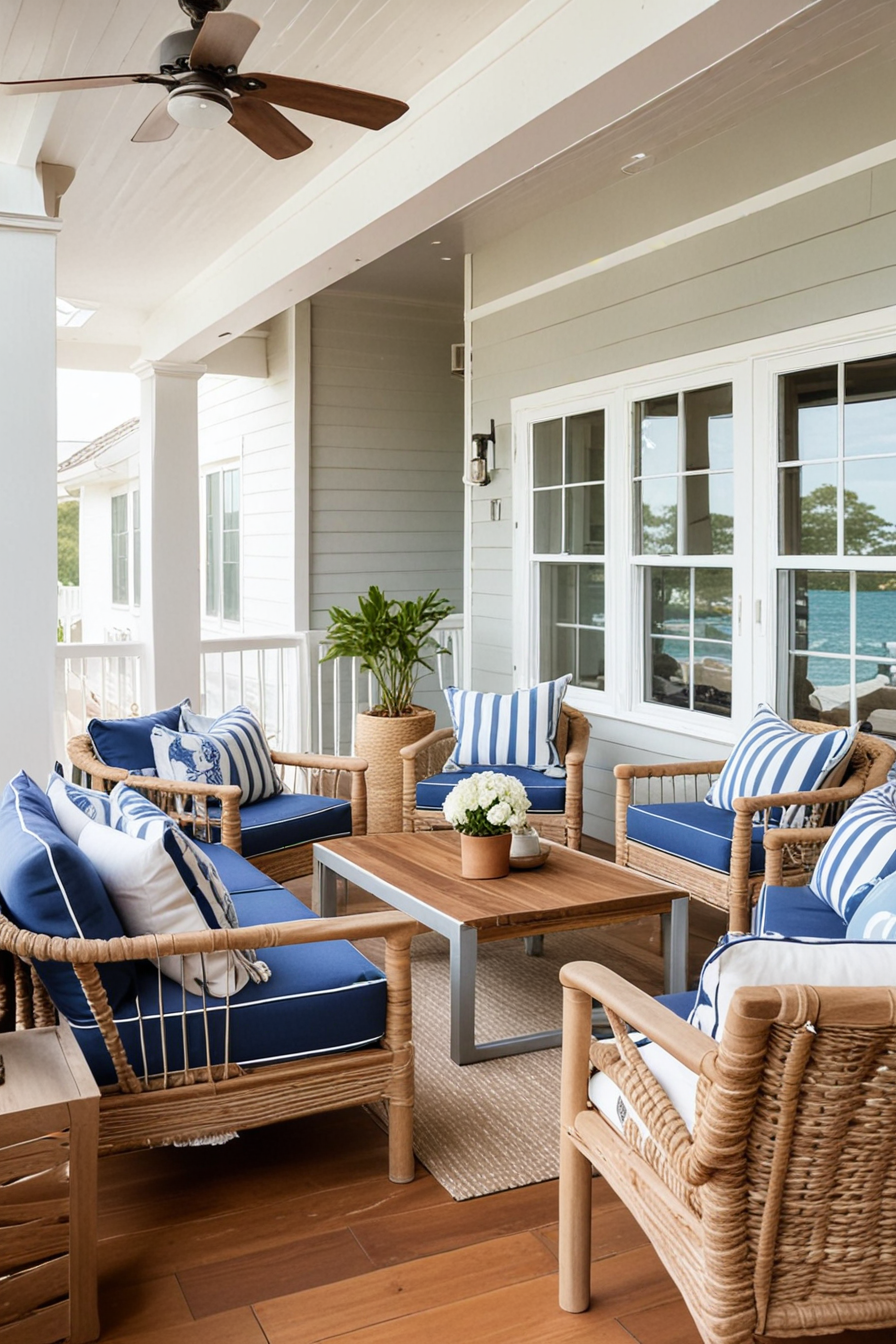 66 Coastal Porch Decorations For A Stylish Nautical Outdoor Space