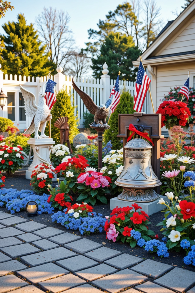Fireworks For The Front Yard: 60 Jaw-Dropping 4th Of July Home Exterior Ideas