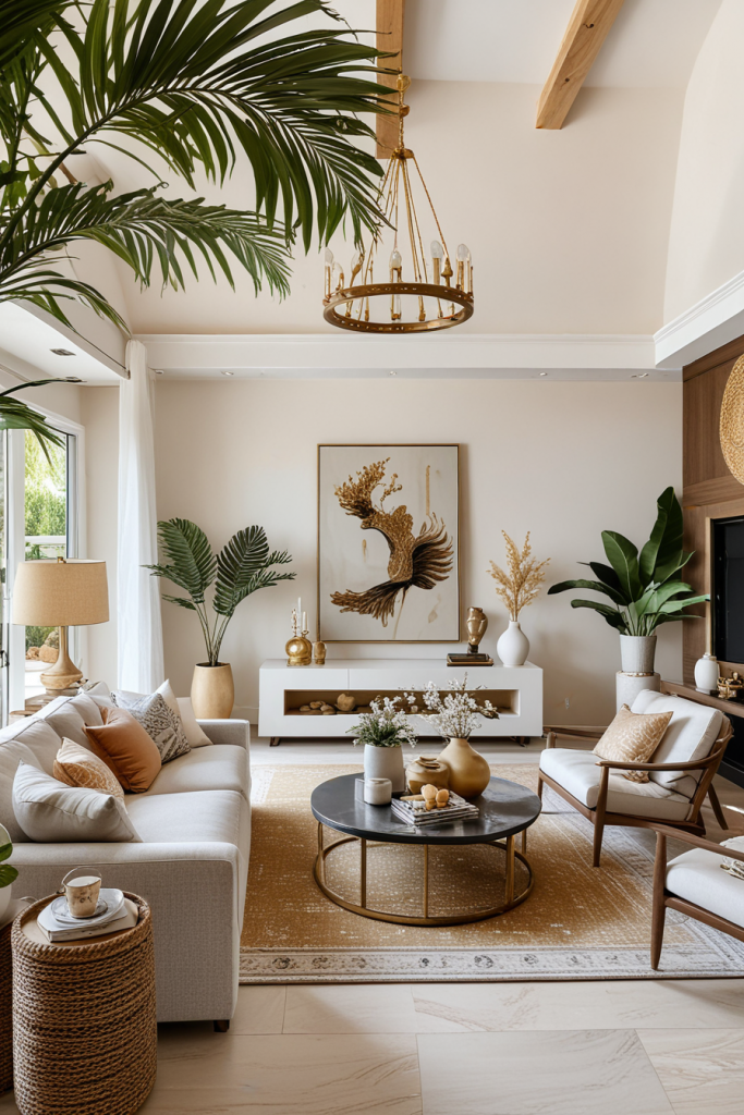 Exquisite Ways To Elevate Your Summer Living Room Through 60 Chic Decor Moves