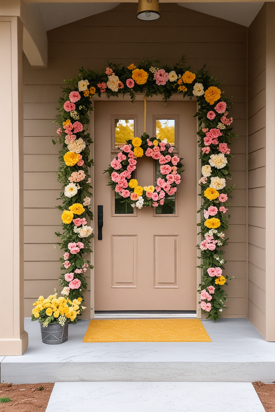 56 Summer Front Door Decor Ideas to Brighten Up Your Home’s Entrance