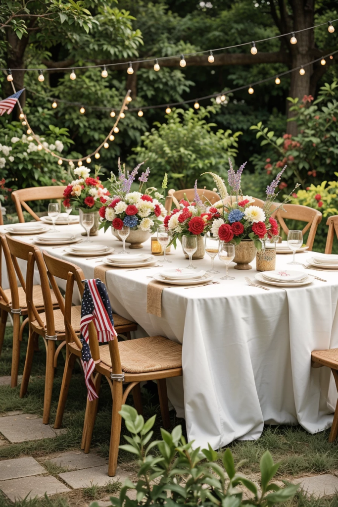 Deck the Table in Patriotic Flair: 60 Dazzling July Fourth Decor Concepts