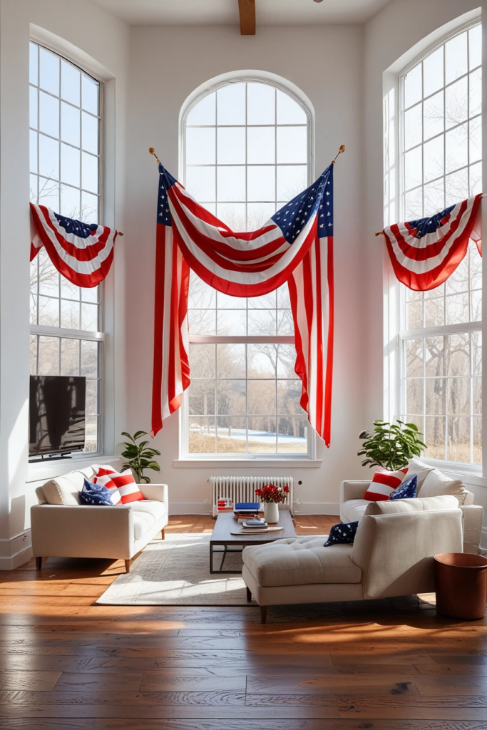 Window To Freedom: 62 Patriotic Displays To Light Up Your 4th Of July
