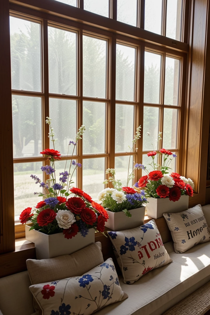 Window To Freedom: 62 Patriotic Displays To Light Up Your 4th Of July