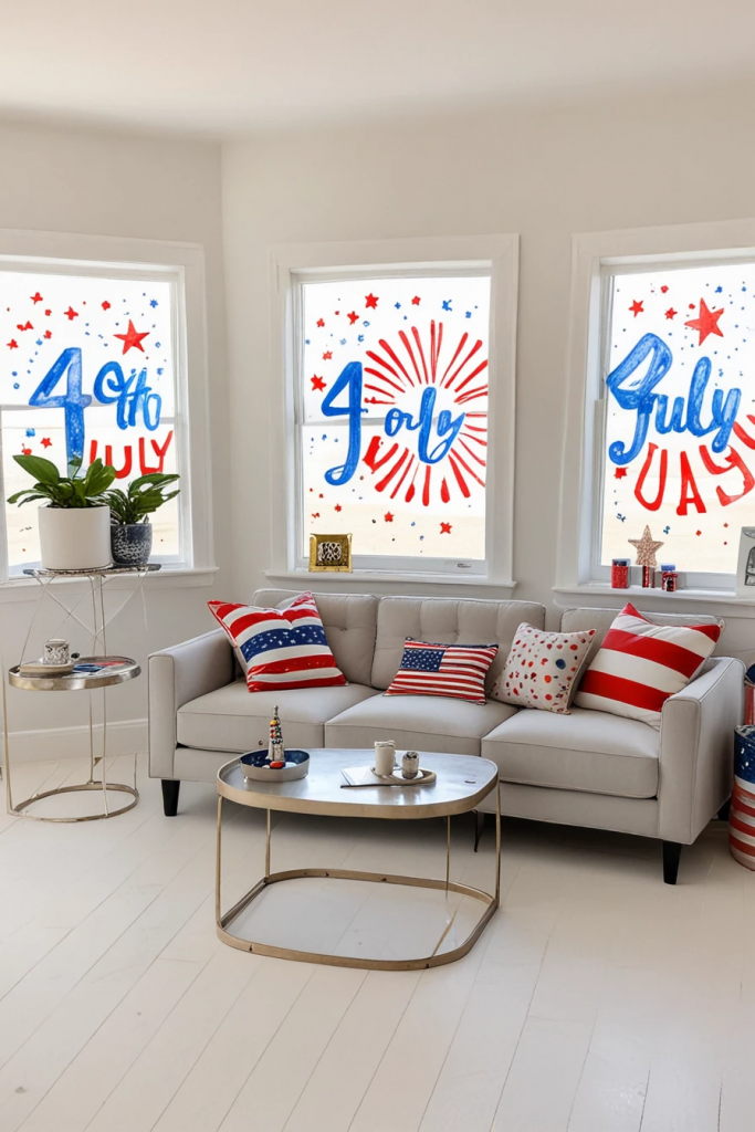 Window To Freedom: 62 Patriotic Displays To Light Up Your 4th Of July