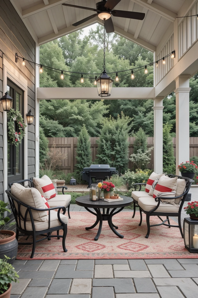 Patriotism With a Twist: 65 Unexpectedly Elegant 4th of July Farmhouse Exterior Inspirations
