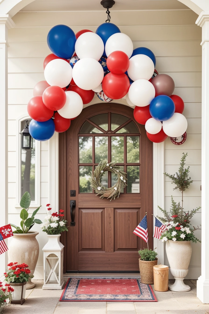 Patriotism With a Twist: 65 Unexpectedly Elegant 4th of July Farmhouse Exterior Inspirations