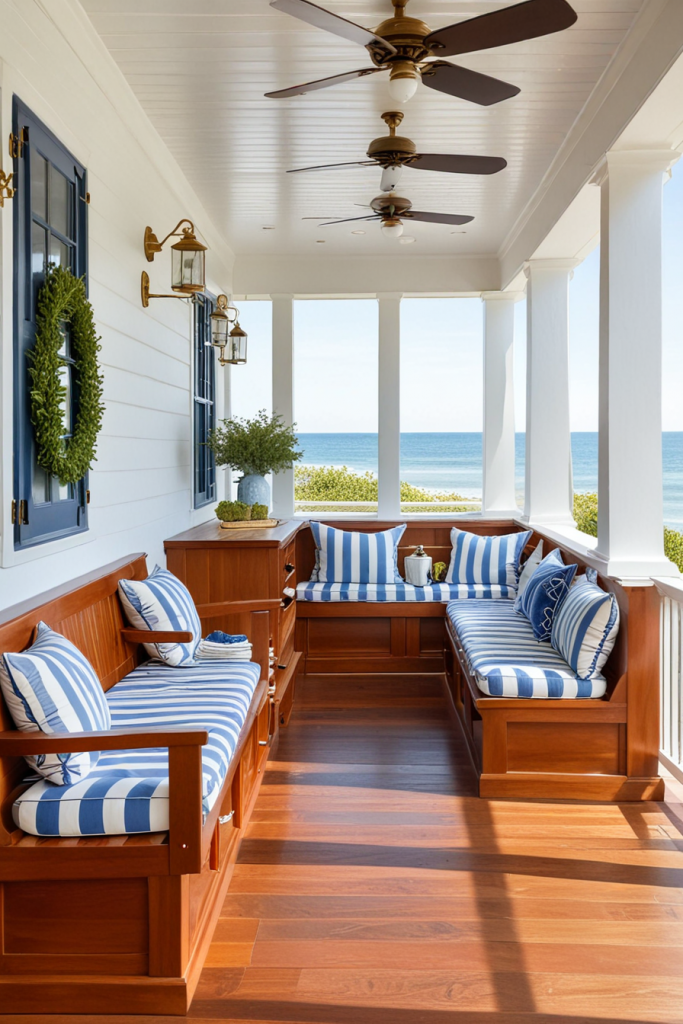 66 Coastal Porch Decorations For A Stylish Nautical Outdoor Space