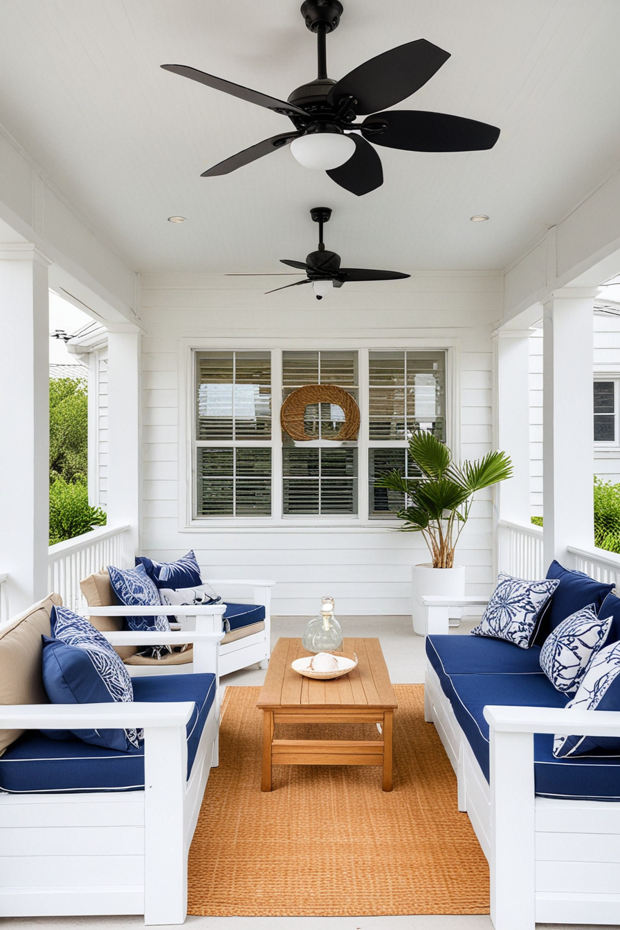 66 Coastal Porch Decorations For A Stylish Nautical Outdoor Space