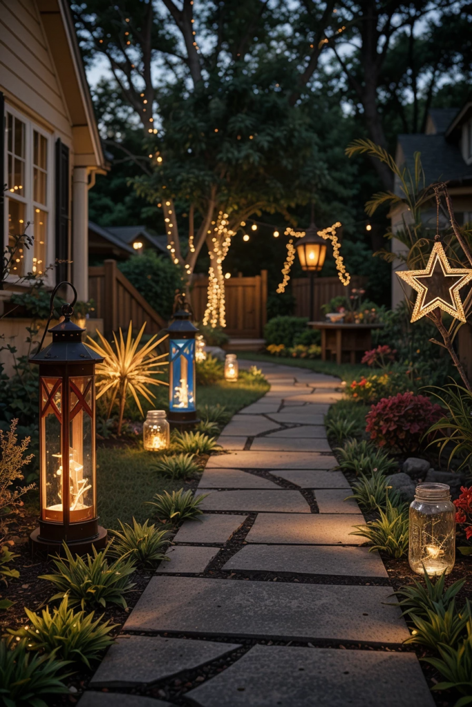 Fireworks For The Front Yard: 60 Jaw-Dropping 4th Of July Home Exterior Ideas