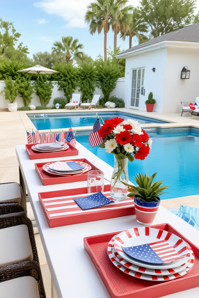 Make a Splash With Style: 60 Genius 4th of July Pool Party Decor Ideas