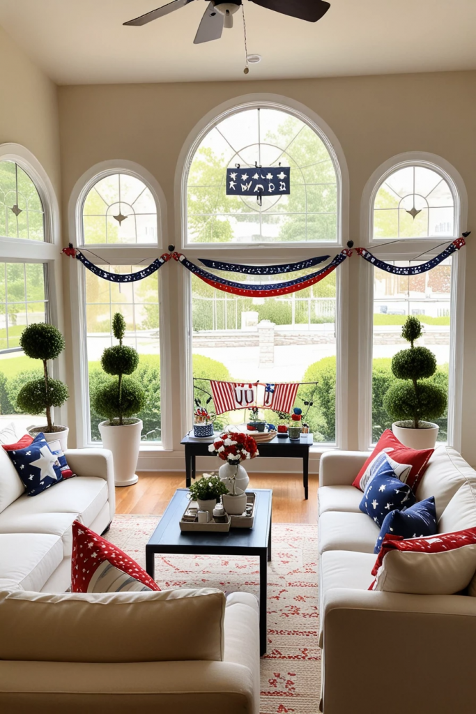 Window To Freedom: 62 Patriotic Displays To Light Up Your 4th Of July