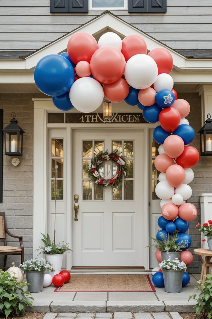 Patriotism With a Twist: 65 Unexpectedly Elegant 4th of July Farmhouse Exterior Inspirations