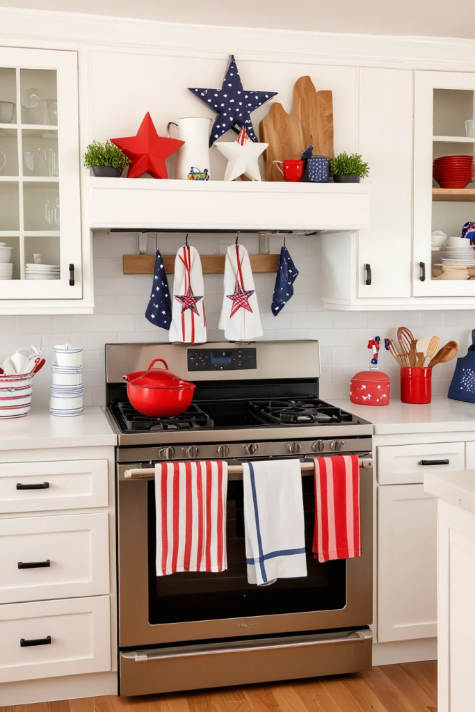 Star-Spangled Style: 66 Bold and Beautiful 4th of July Kitchen Decor Ideas