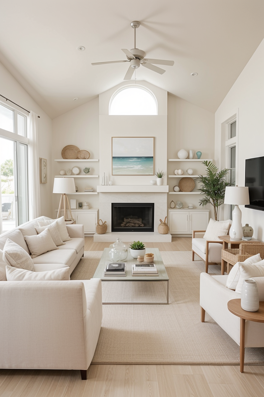 64 Coastal Living Room Decorations: Transform Your Home With Nautical ...