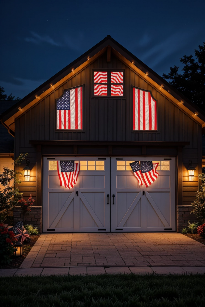 Patriotism With a Twist: 65 Unexpectedly Elegant 4th of July Farmhouse Exterior Inspirations
