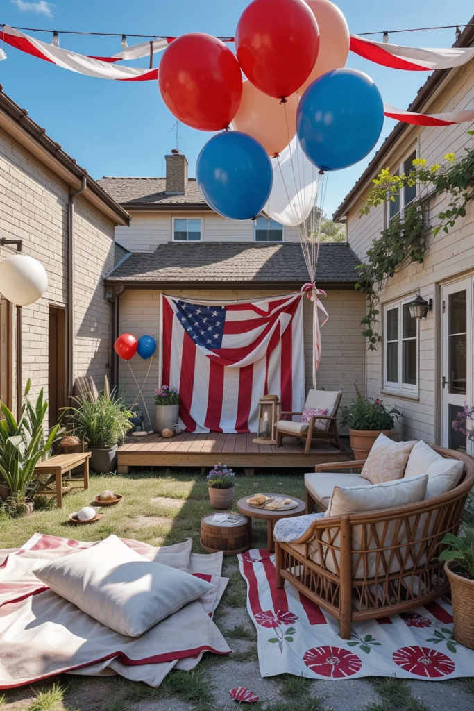 Fireworks For The Front Yard: 60 Jaw-Dropping 4th Of July Home Exterior Ideas