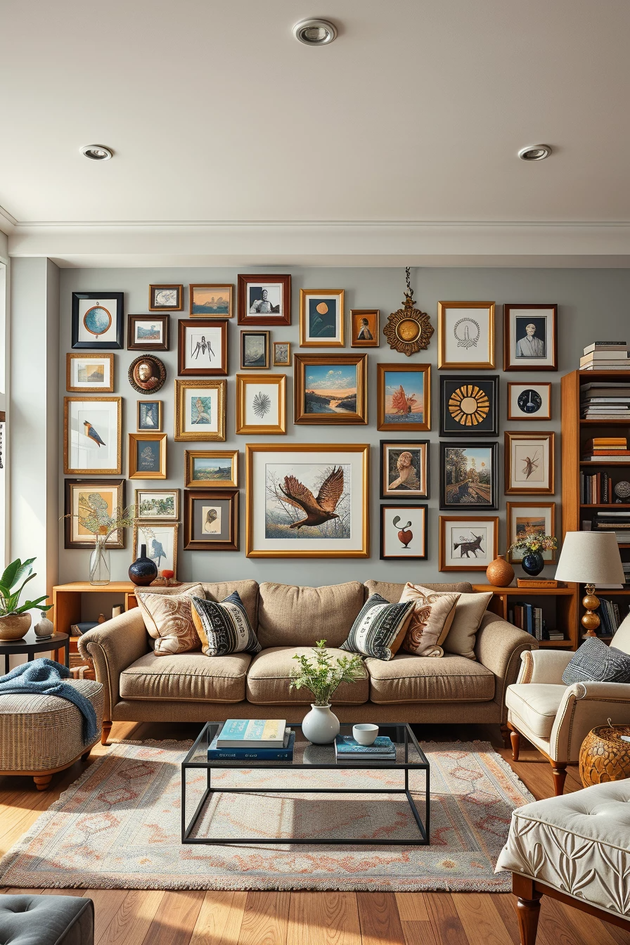 61 Artistic Living Room Wall Decor Ideas to Elevate Your Space