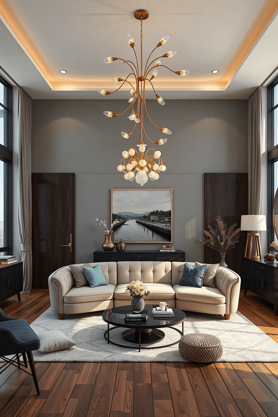 59 Living Room Ideas With Curved Furniture For A Stylish And Modern Space