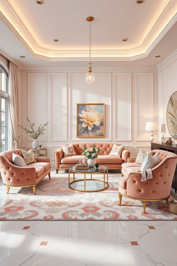 Pastel Perfection: 65 Living Room Ideas With Designer Elegance