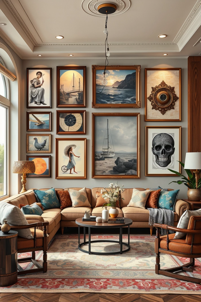 Canvas to Concrete: 61 Unconventional Wall Art Ideas for Artistic Living Spaces