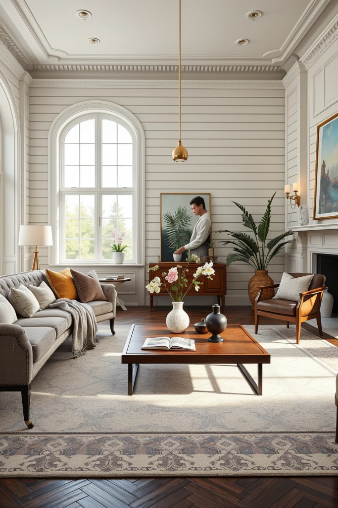 Lines of Luxury: 63 Shiplap Living Rooms That Break the Design Mold