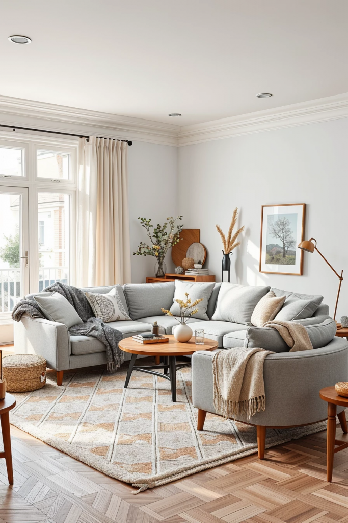 Shaping Spaces: 59 Living Room Inspirations With Sculptural Curved Furniture