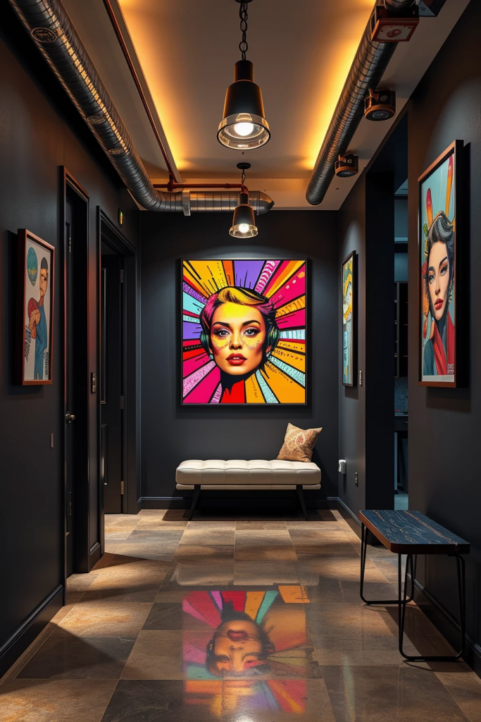 Hallway as a Gallery: 63 Bold and Artistic Wall Decor Ideas for the Modern Home