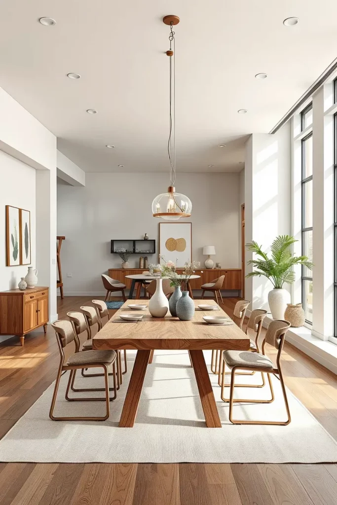 64 Organic Modern Dining Room Ideas for a Natural Yet Stylish Look