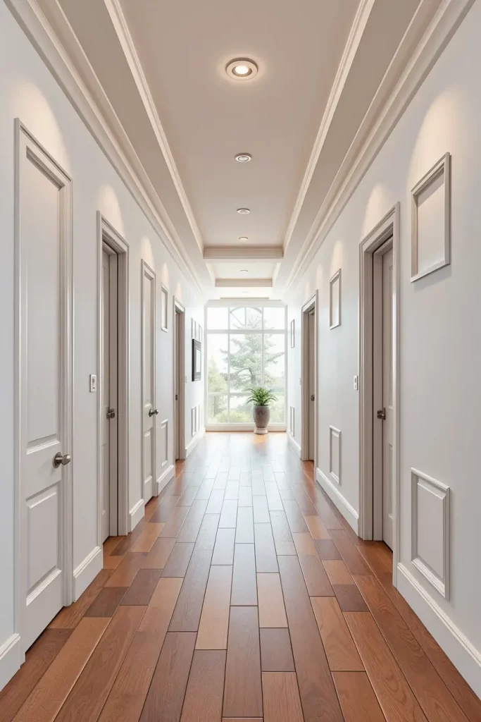 59 Modern Hallway Designs That Transform Transitional Spaces into Stylish Statements