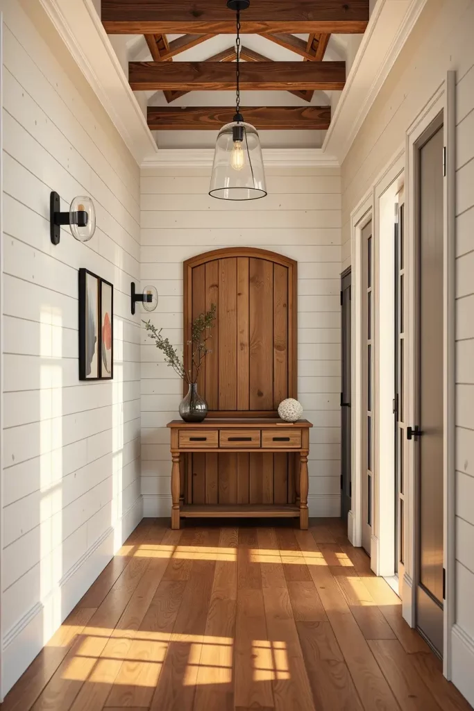 61 Modern Rustic Hallway Ideas to Elevate Your Entryway with Warmth and Style