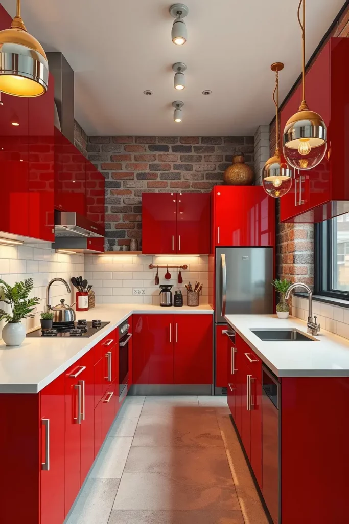 61 Stunning Red Kitchen Cabinets Ideas to Transform Your Space