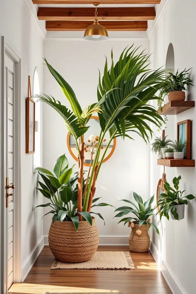 Summertime Hallway Decorations: 61 Bright And Breezy Ideas Refresh Your Entryway This Season